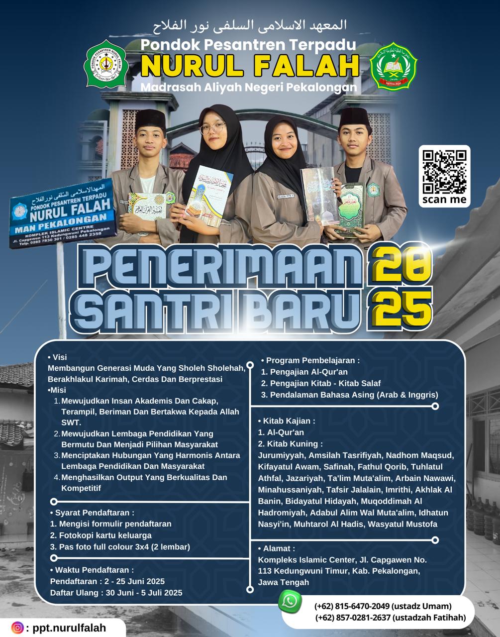 Pondok pesantren Terpadu Nurul Falah-MAN PEKALONGAN