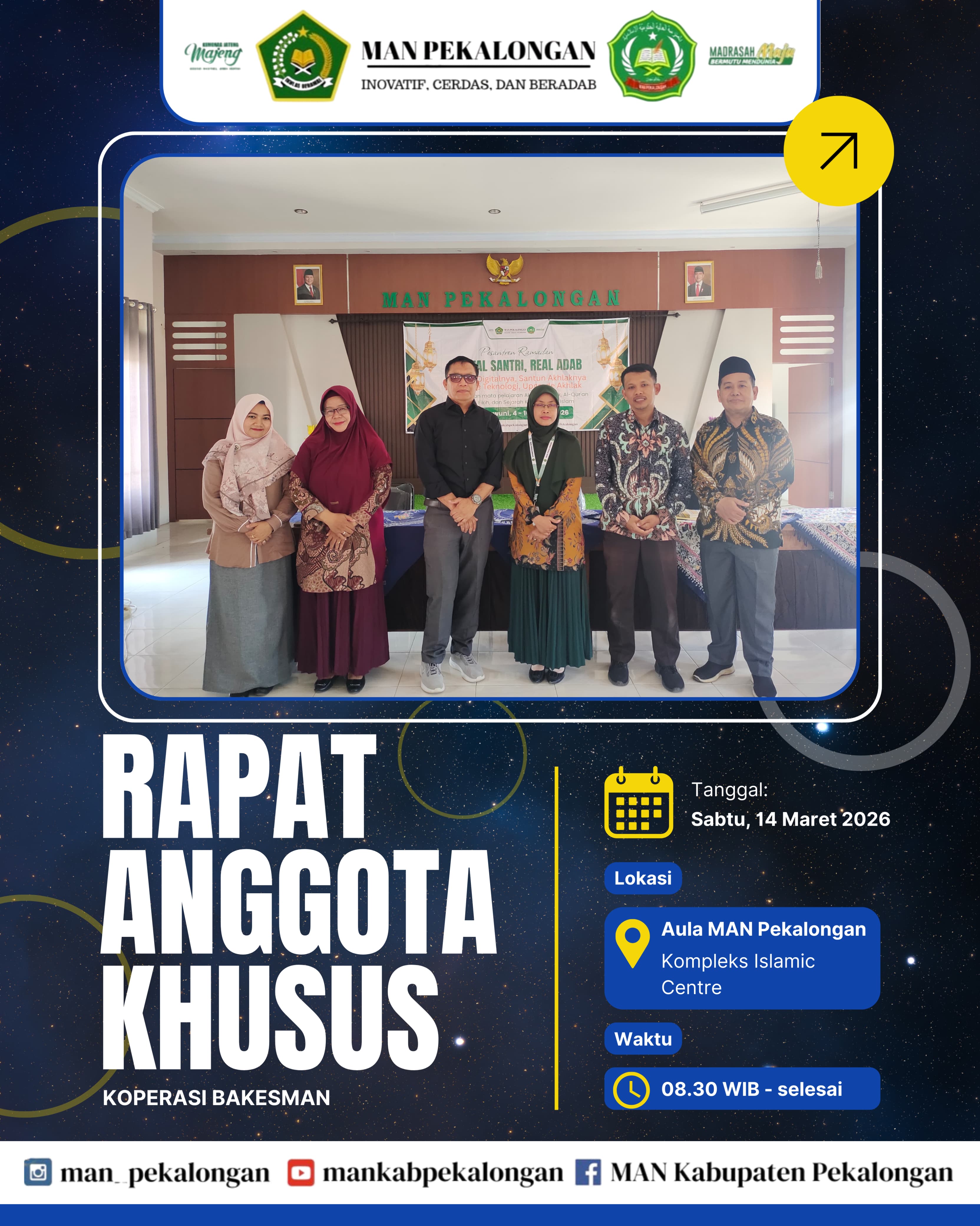 Koperasi MAN Pekalongan mengadakan Rapat Anggota Khusus